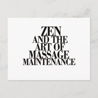 Carte Postale ZEN & L'Art du MASSAGE