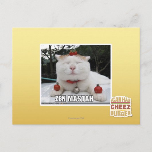 Carte Postale Zen Mastah (Devant)