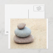 Carte Postale Zen Rocks (Devant / Derrière)