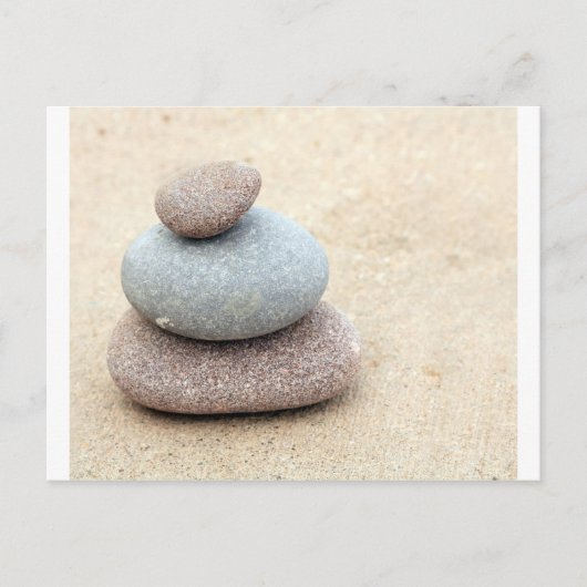Carte Postale Zen Rocks (Devant)
