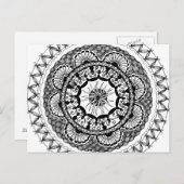 Carte postale Zendala "Ona" (Devant / Derrière)