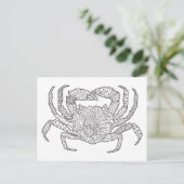 Carte Postale Zendoodle Crabe (Debout devant)