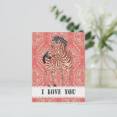 Carte postale Zenya Retro Red Love (Debout devant)