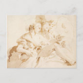 Carte Postale Zephyr et Flora (Devant)