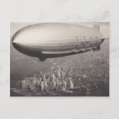 Carte Postale Zeppelin sur New York (Devant)