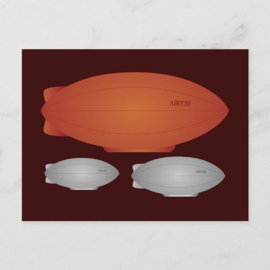 Carte Postale Zeppelins (Devant)