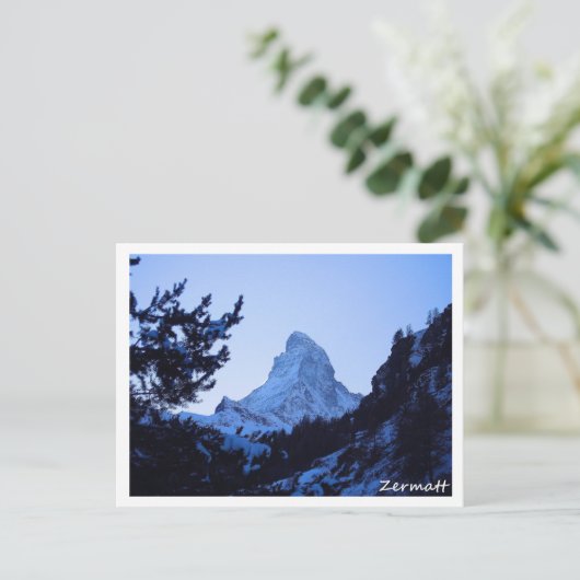 carte postale zermatt (Debout devant)