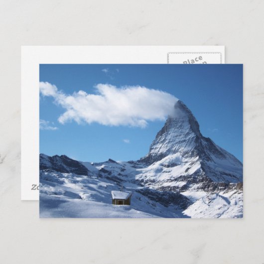 carte postale zermatt (Devant / Derrière)