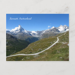 Carte Postale Zermatt Alpes suisses Matterhorn