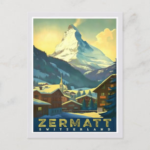 Carte Postale Zermatt - Capturer le Cervin Majestueux
