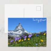 Carte Postale Zermatt Matterhorn Suisse Alpes suisses (Devant / Derrière)