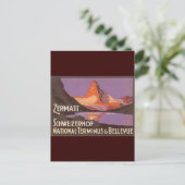 Carte Postale Zermatt Suisse (Debout devant)