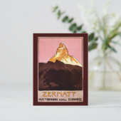 Carte Postale Zermatt Suisse (Debout devant)