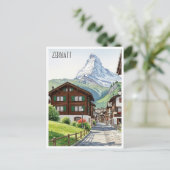 Carte Postale Zermatt Suisse Matterhorn Travel (Debout devant)
