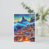 Carte Postale Zermatt Suisse Matterhorn Travel (Debout devant)