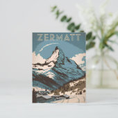 Carte Postale Zermatt vintage (Debout devant)