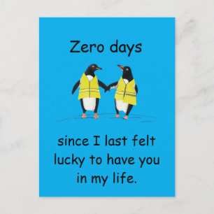 Carte Postale Zéro jour depuis que j'ai ressenti l'art du mancho