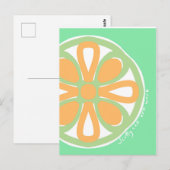 Carte postale Zesty citrus (Devant / Derrière)