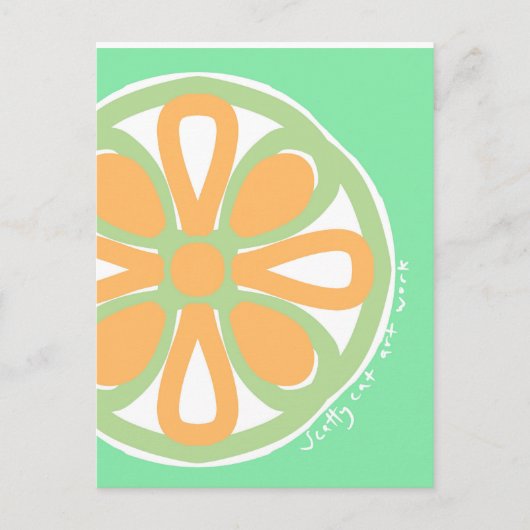 Carte postale Zesty citrus (Devant)