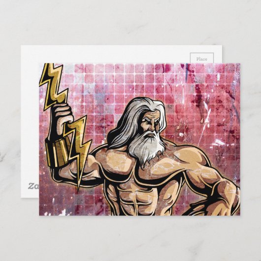 Carte Postale Zeus (Devant / Derrière)