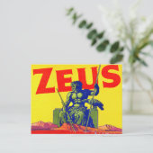 Carte Postale Zeus - Design Poster vintage (Debout devant)