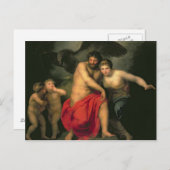Carte Postale Zeus et Héra sur le mont Ida, 1775 (Devant / Derrière)