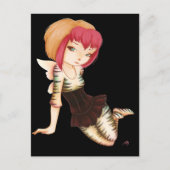 Carte Postale Zevra - imaginaire fairy goth art (Devant)
