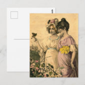 Carte Postale ZHR0011, Printemps (Devant / Derrière)