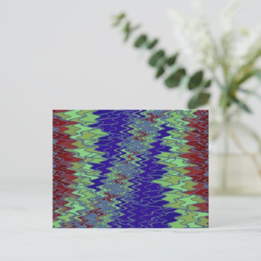 Carte postale ZIG ZAG 12 (Debout devant)