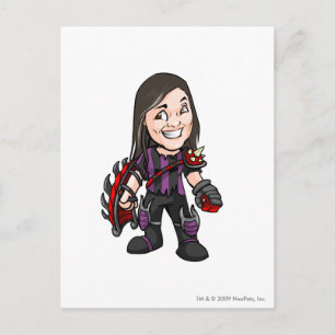 Carte Postale Ziggytron Darigan Citadelle Joueur de personnel