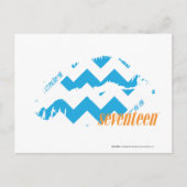 Carte Postale ZigZag Aqua (Devant)