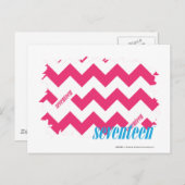 Carte Postale ZigZag Magenta 4 (Devant / Derrière)