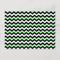 Zigzag patroon (zwart, groen, wit)