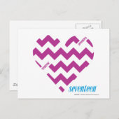 Carte Postale ZigZag Purple 2 (Devant / Derrière)