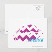 Carte Postale ZigZag violet (Devant / Derrière)