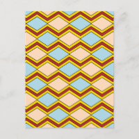 Zigzags et diamants Art Abstrait