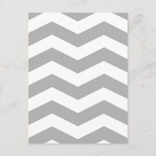 Carte Postale Zigzags gris