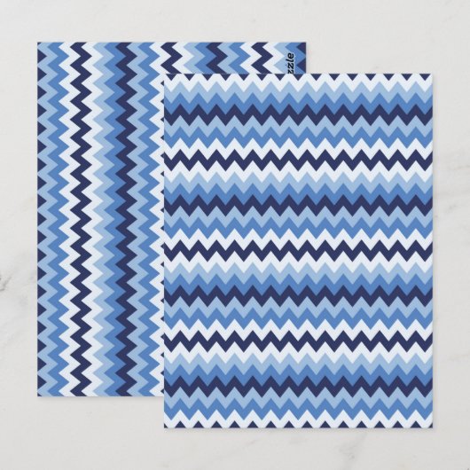 Carte Postale Zigzie pattern 1 (Devant / Derrière)