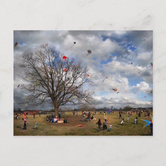 Carte Postale Zilker Park Kite Festival - Austin Texas (Devant)
