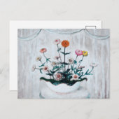 Carte Postale Zinnias | Florine Stettheimer (Devant / Derrière)