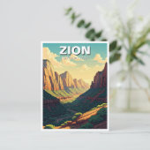 Carte Postale Zion National Park Utah (Debout devant)