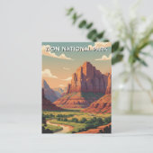 Carte Postale Zion National Park Utah (Debout devant)
