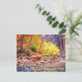 Carte Postale Zion National Park, Utah, États-Unis (Debout devant)