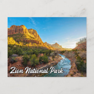 Carte Postale Zion National Park, Utah, États-Unis