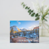 Carte Postale Zion National Park, Utah, USA (Debout devant)