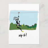 Carte Postale "Zip It !" (Devant)