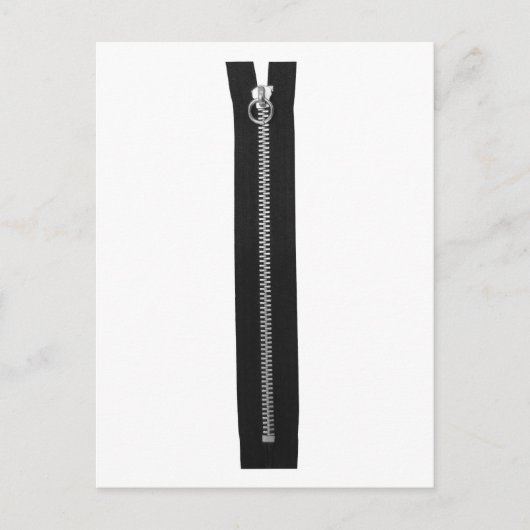 Carte Postale Zip noir (Devant)