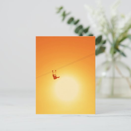 Carte Postale zipline (Debout devant)