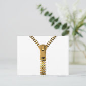 Carte Postale Zipper géant (Debout devant)