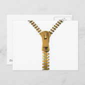 Carte Postale Zipper géant (Devant / Derrière)